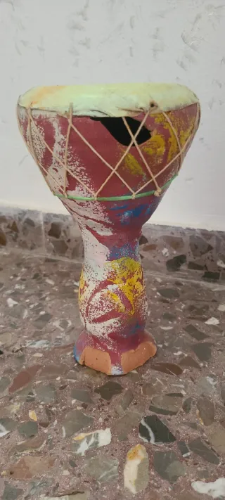 Timbales de percusión decorados