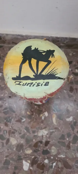 Timbales de percusión decorados