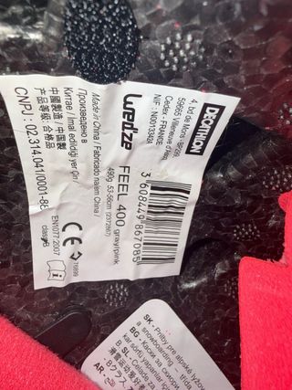 Casco y gafas de esquí infantil