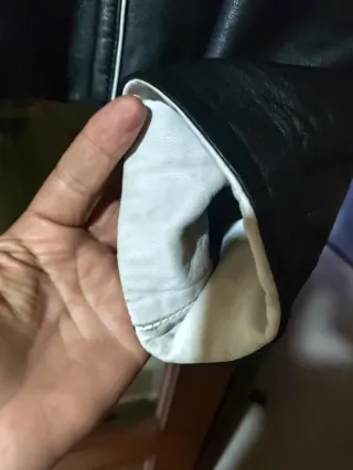 Chaqueta Moda Pelle Piel Negra