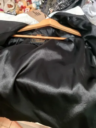 Chaqueta Moda Pelle Piel Negra