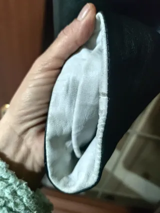 Chaqueta Moda Pelle Piel Negra