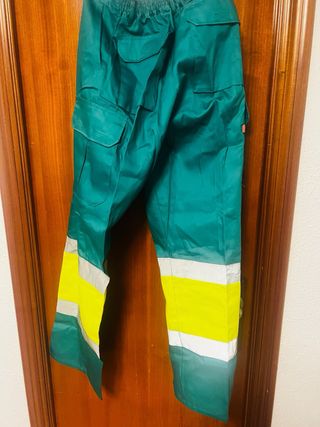 Pantalón de trabajo Velilla Verde y Amarillo