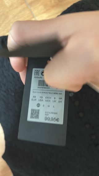 Chaleco Massimo Dutti Negro Mujer