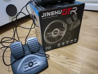 Volante Jinshu GTR con pedales