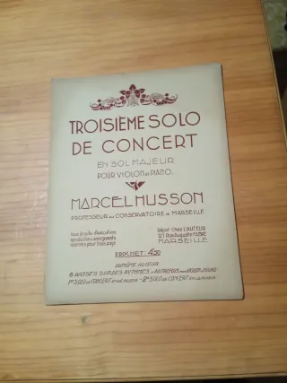 Partituras antiguas La Mystérieuse 1919