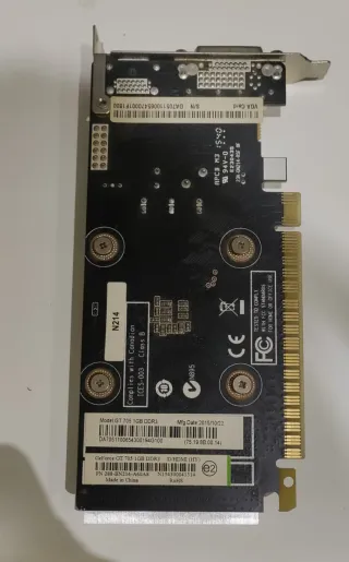 Tarjeta Gráfica Nvidia GT 705 1GB HDMI y Dvi