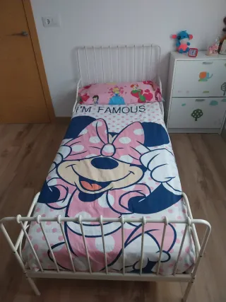 Camas infantiles extensible IKEA con colchón