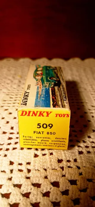 Dinky Toys 509 Fiat 850 hecho en Francia de segunda mano por 75