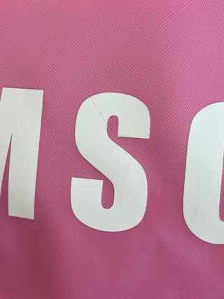 Borsa shopper rosa MSGM