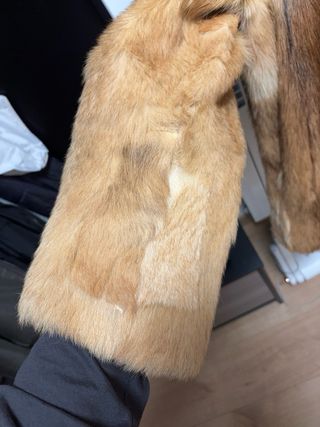 Abrigo Vintage Piel Natural Benetfurs