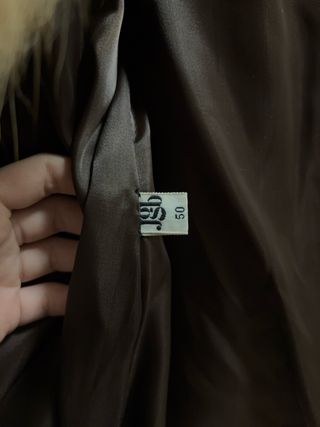 Abrigo Vintage Piel Natural Benetfurs