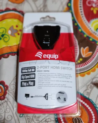 Conmutador HDMI 2 Puertos equip