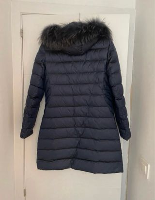 Abrigo Plumifero Plumas Azul Marino Buccino