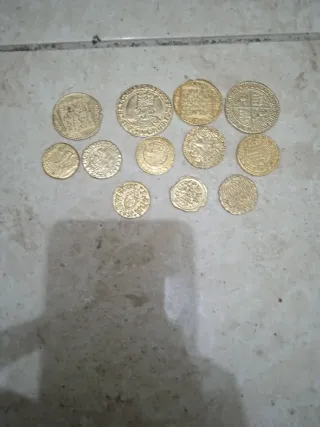 Colección de monedas antiguas