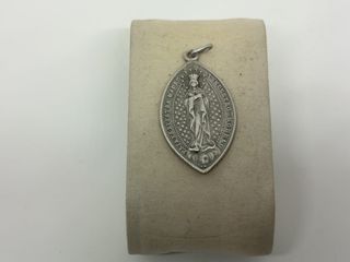 Medalla Virgen Milagrosa Plata Antigua