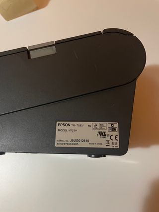 Impresora Térmica Epson Negra/Gris