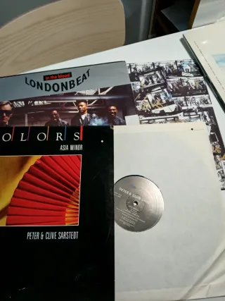 Lote 2 Vinilos Pop: Londonbeat y Peter & Clive Sar