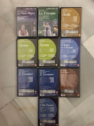 DVDs Las Grandes Óperas (Colección)