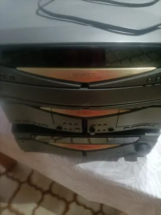 Equipo de música Kenwood 3 piezas