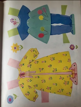 Littlest First Born paper doll and clothes
