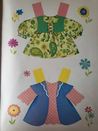 Littlest First Born paper doll and clothes