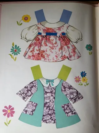 Littlest First Born paper doll and clothes