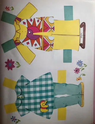 Littlest First Born paper doll and clothes