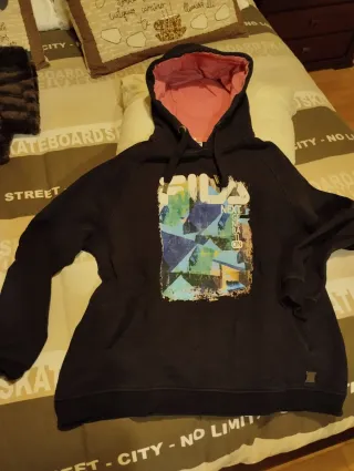 Sudadera Fila Mujer Negra Multicolor