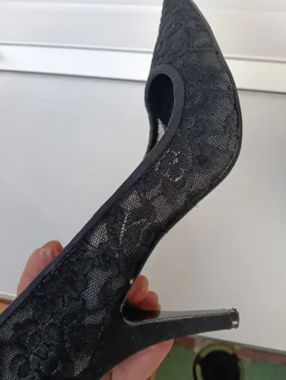 Zapatos Nine West Negros Encaje