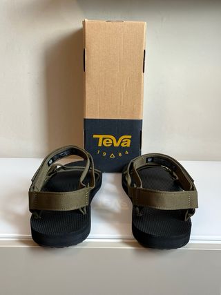 Sandali Teva Uomo Tg 47 Verde Oliva