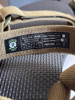 Sandali Teva Uomo Tg 47 Verde Oliva