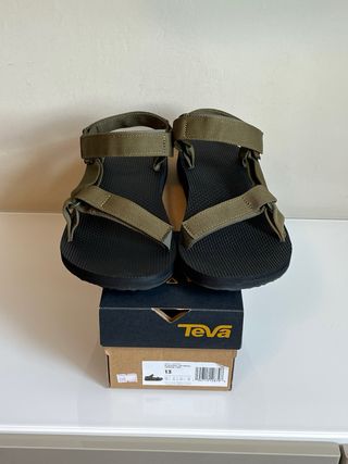 Sandali Teva Uomo Tg 47 Verde Oliva