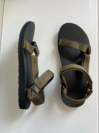 Sandali Teva Uomo Tg 47 Verde Oliva