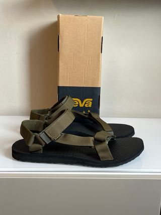 Sandali Teva Uomo Tg 47 Verde Oliva