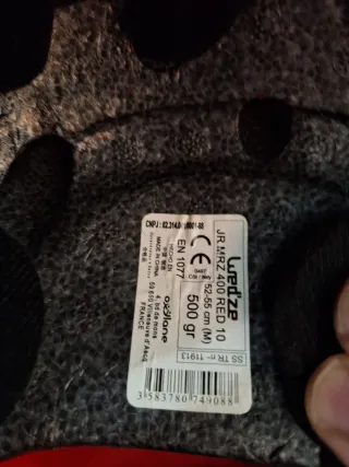 Casco de esquí Wed'ze rojo para niño