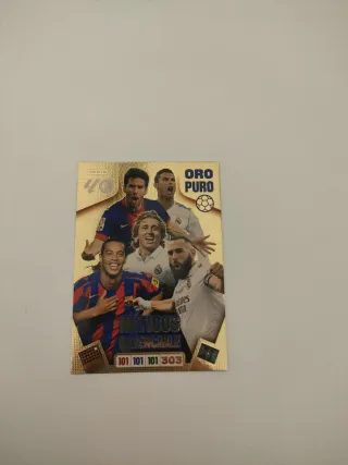 Cromo Panini Oro Puro Futbolistas