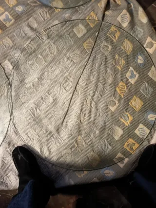 Lote de cristales de mesa redondos