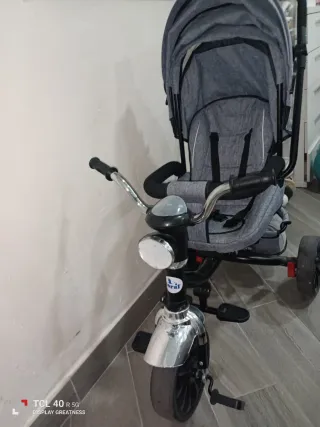 Triciclo 3 en 1: Carro de paseo y bici