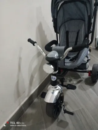 Triciclo 3 en 1: Carro de paseo y bici