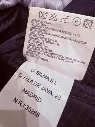 Chaqueta blazer caballero de color marrón violáceo