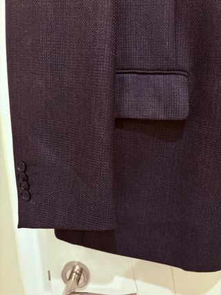 Chaqueta blazer caballero de color marrón violáceo