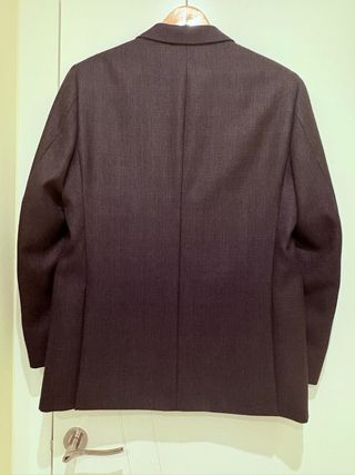 Chaqueta blazer caballero de color marrón violáceo