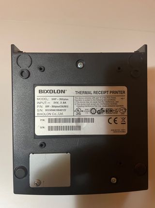 Impresora Térmica Bixolon Negra
