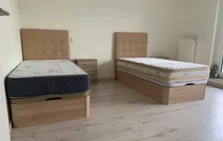 Canapé abatible con colchón