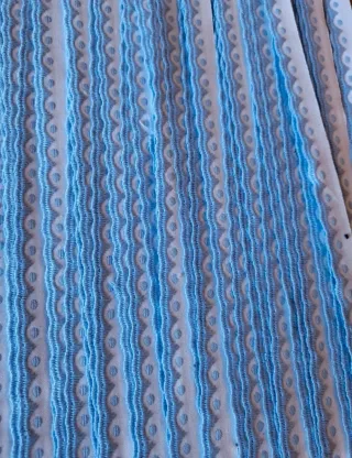 Nastri decorativi rosa e azzurri