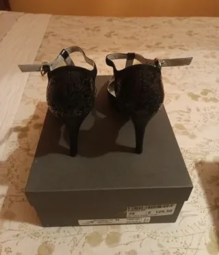 Scarpe Nero Giardini donna tacco vernice nere