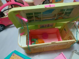 Lote Juguetes Niña: Casa, Coche, Caravana