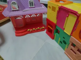 Lote Juguetes Niña: Casa, Coche, Caravana