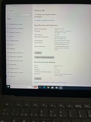 Portátil Microsoft Surface Gris/Plata